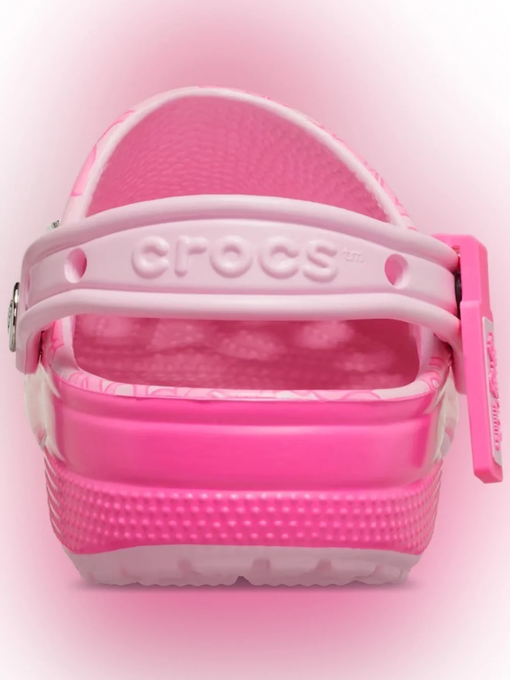 🩷 NWT! CROCS Barbie Clog Sandals with Charms Size Womens 7-7.5 /Youth 5